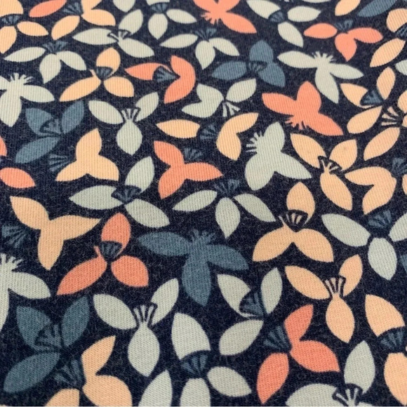 Lands End Dress Medium Petite  Jersey Knit Sheath Pastel Blue Knee Length Pocket - Picture 7 of 10